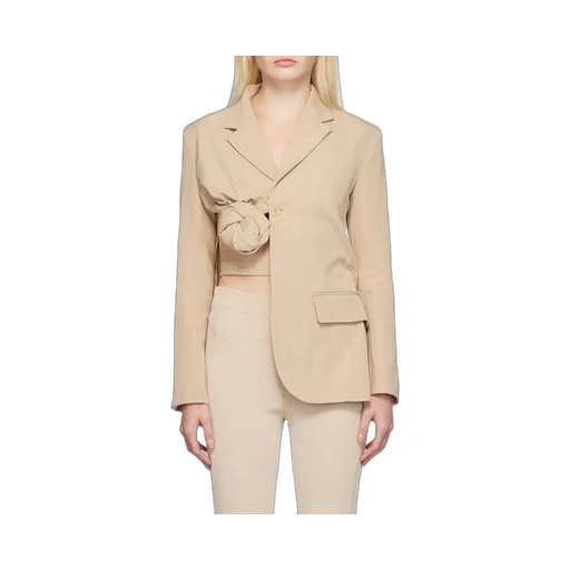 Baccala Asymmetric Cropped Blazer