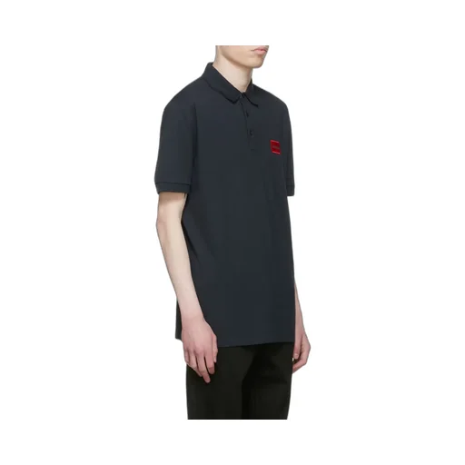 Logo Patch Short-Sleeved Polo Shirt