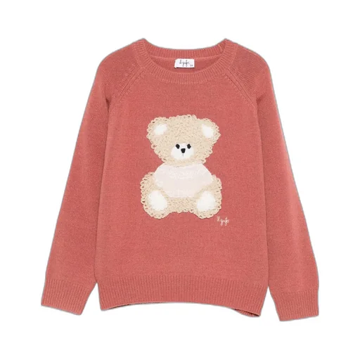 Teddy Bear-Appliqué Jumper