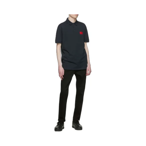 Logo Patch Short-Sleeved Polo Shirt