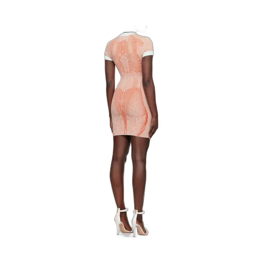 The Morphing Pinstripes Dress
