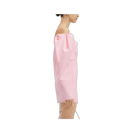 La Robe Taffetas Draped Mini Dress