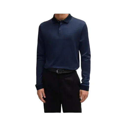 Long-Sleeved Polo Shirt