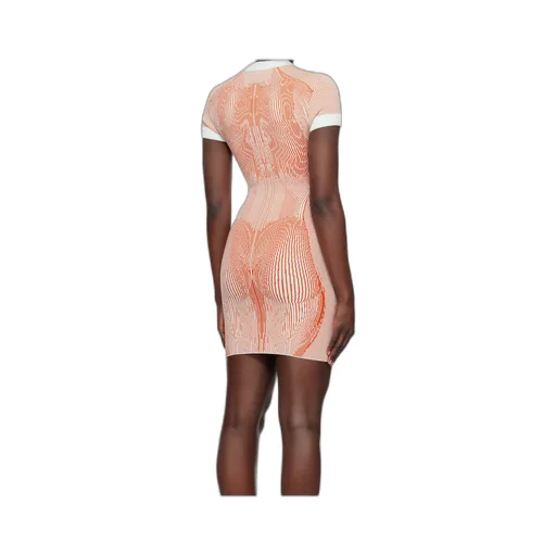 The Morphing Pinstripes Dress