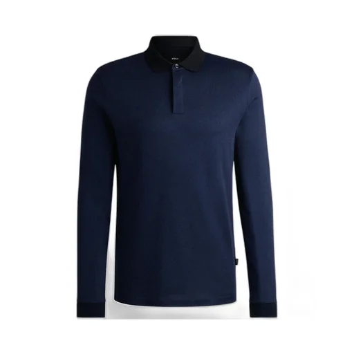 Long-Sleeved Polo Shirt