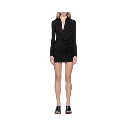 Twisted Knitted Mini Dress