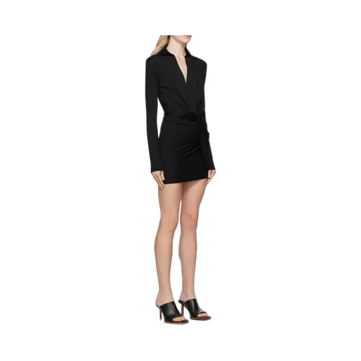 Twisted Knitted Mini Dress