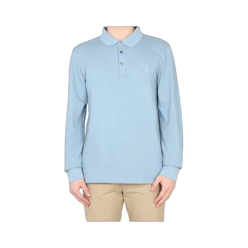 Logo Patch Stretch Polo Shirt