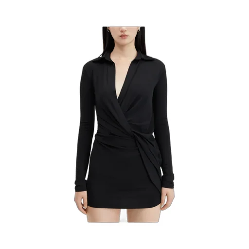 Twisted Knitted Mini Dress