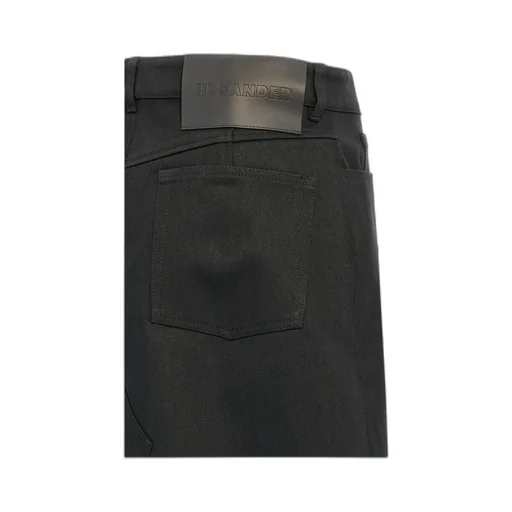 Logo Patch Denim Skirt