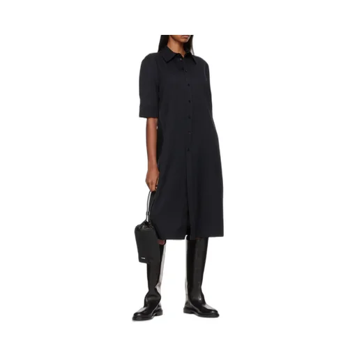 Almond-Toe Knee-Length Boots