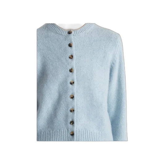 Everheart Button-Front Cashmere Cardigan