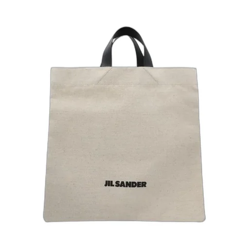 Logo Printed Top Handle Bag
