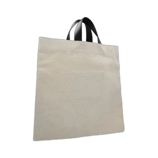 Logo Printed Top Handle Bag