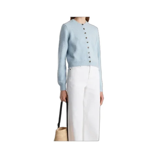 Everheart Button-Front Cashmere Cardigan