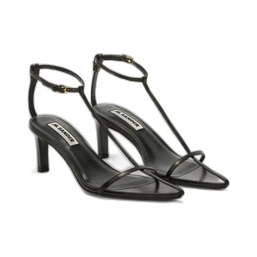Open Pointed-Toe High Stiletto Heel Sandals