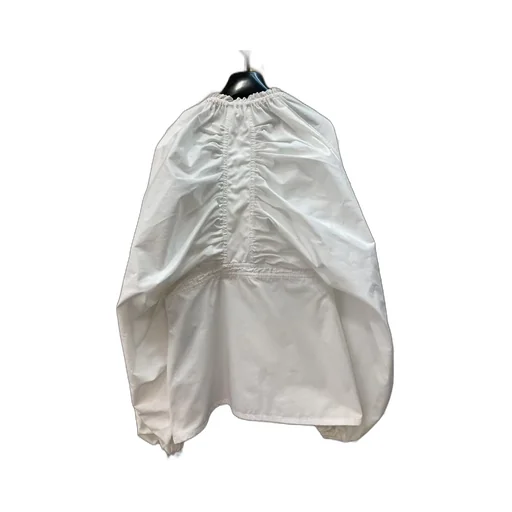 Zippered Puff Sleeve Shirt