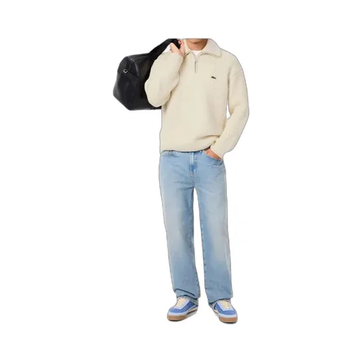 High Neck Half Zipper Jumper