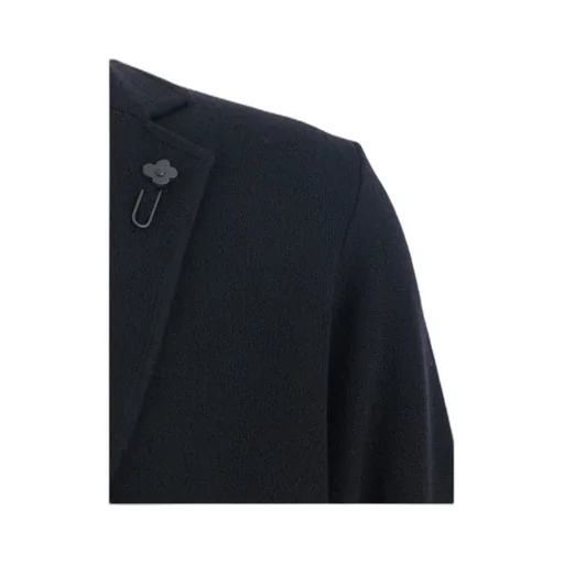 Floral Pin Single-Breasted Jacket