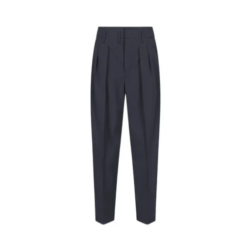 Pleated Waist-Edge Casual Pants