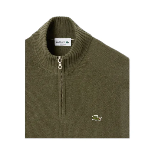 Zipped High Neck Jumper