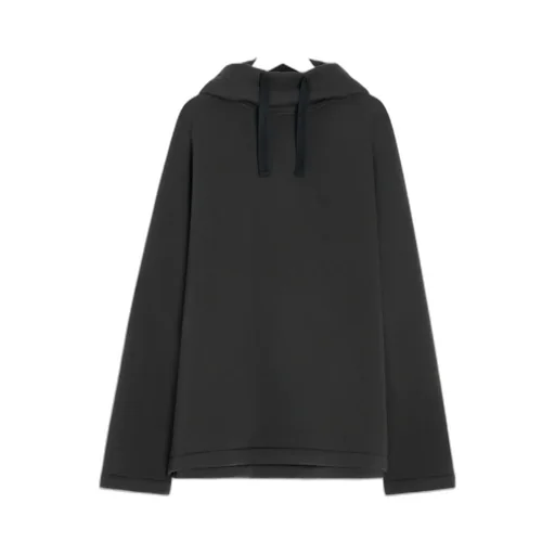 Long-Sleeved Drawstring Hoodie