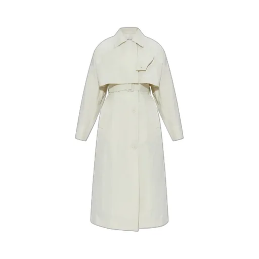 Long Sleeved Belted Trench Coat