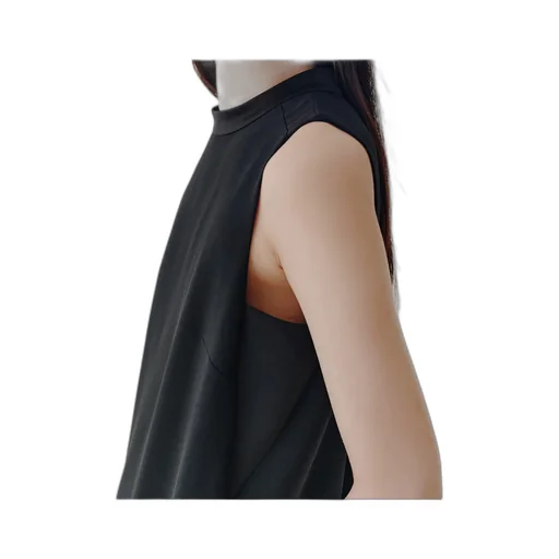 Sleeveless Envers Satin Dress