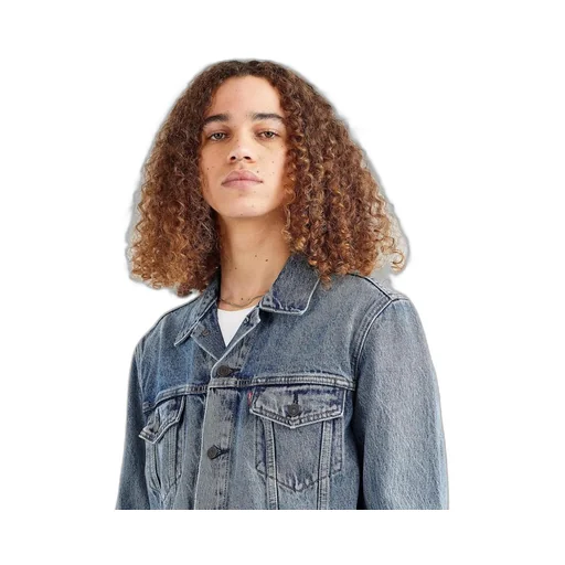 Buttoned-Up Denim Trucker Jacket