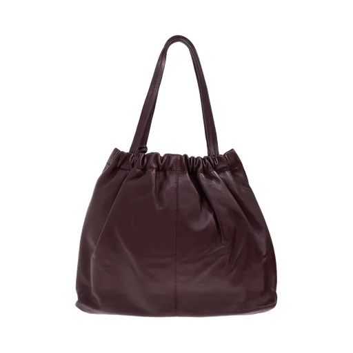 Chain-Embellished Shoulder Bag