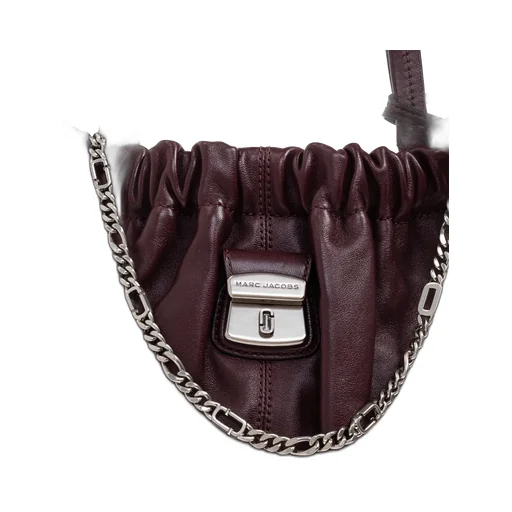 Chain-Embellished Shoulder Bag