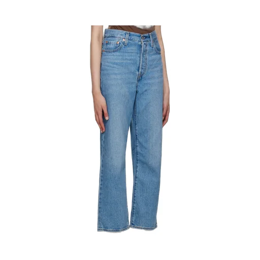 Ribcage Straight-Leg Cropped Jeans