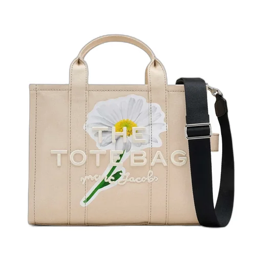 The Daisy Script Canvas Medium Tote Bag