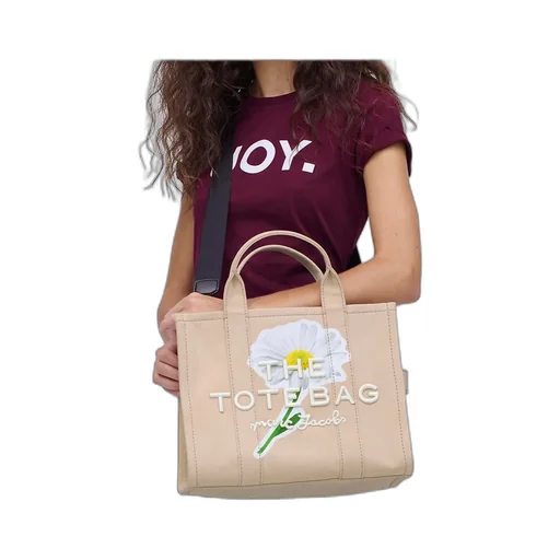 The Daisy Script Canvas Medium Tote Bag