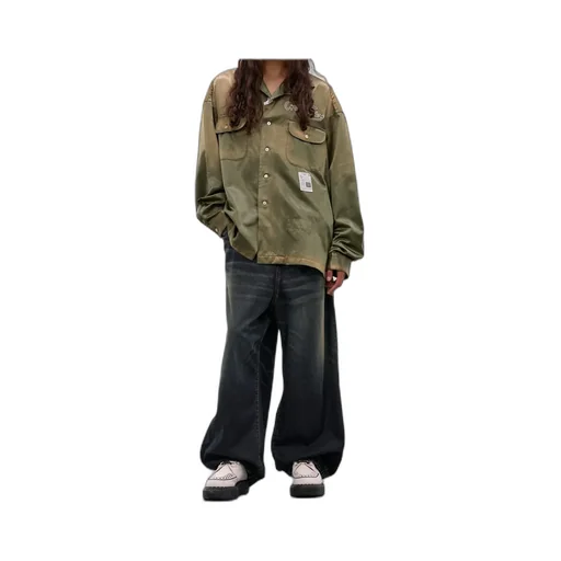 Pocket Detail Buttoned Shirt