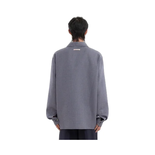 Houndstooth Wool Shirt