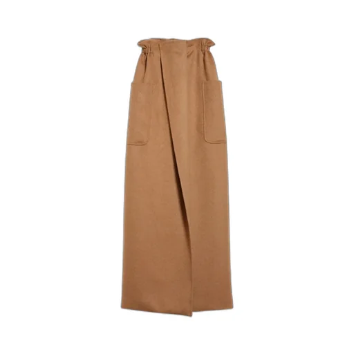 Patch-Pocket Straight Skirt
