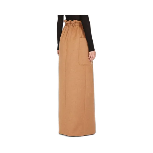 Patch-Pocket Straight Skirt