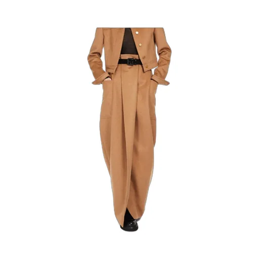 Patch-Pocket Straight Skirt
