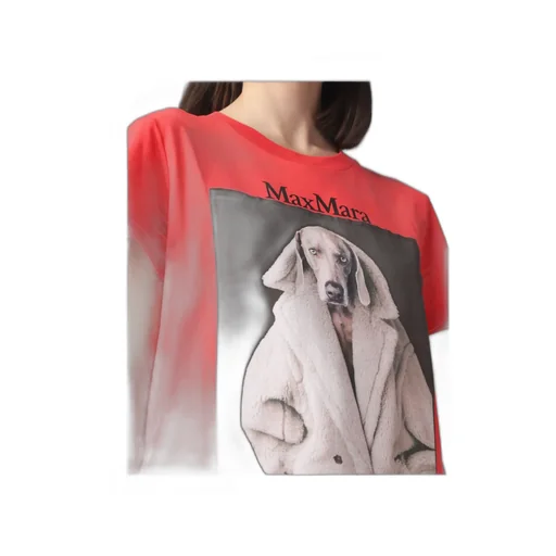 T-Shirt With Dog Print