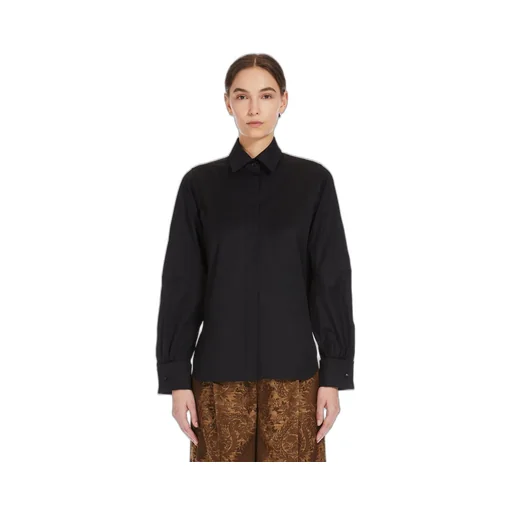 Long-Sleeve Stretch-Cotton Shirt