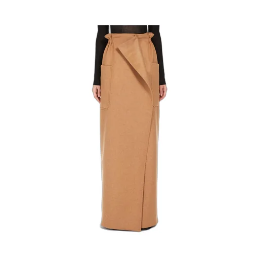 Patch-Pocket Straight Skirt