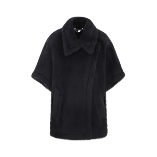 Short-Sleeved Wool Cape