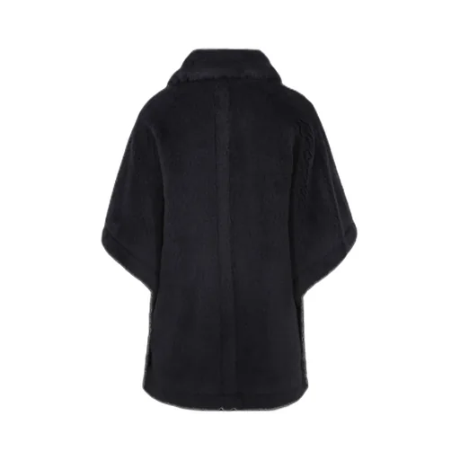 Short-Sleeved Wool Cape