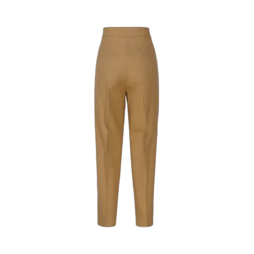 Cropped Tapered Wool-Blend Trousers