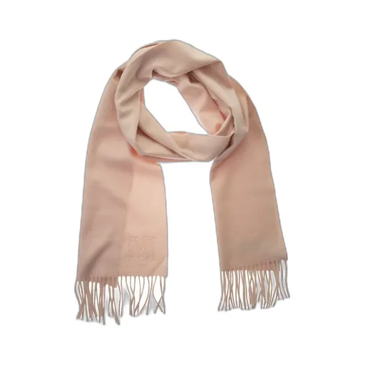 Embroidered-Logo Cashmere Scarf