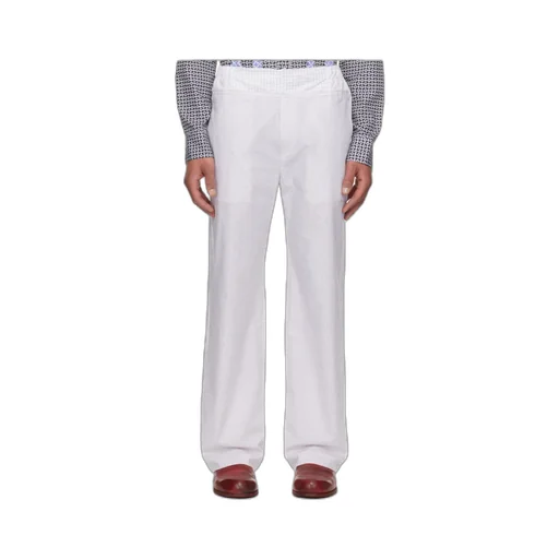 Patchwork Stretch Trousers