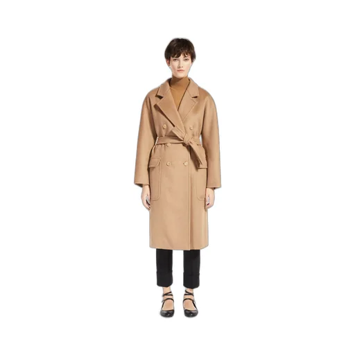 Double-Breasted Cashmere Coat