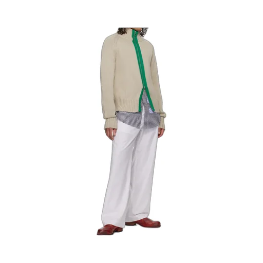 Patchwork Stretch Trousers