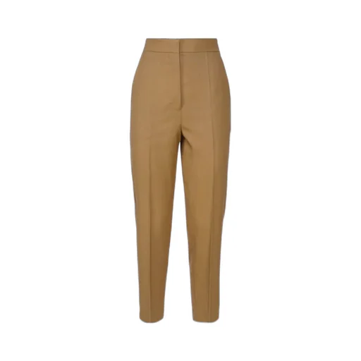 Cropped Tapered Wool-Blend Trousers